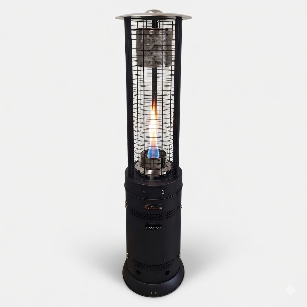 Parasol grzewczy gazowy z płomieniem