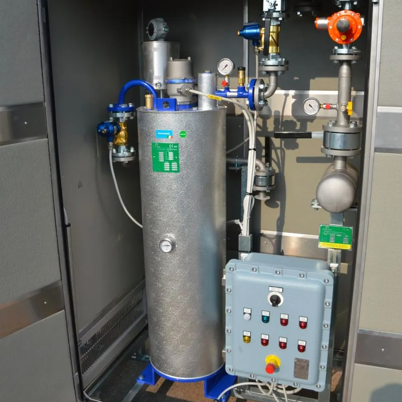Parownik elektryczny LPG Pegoraro ECOVAP 150E — widok techniczny