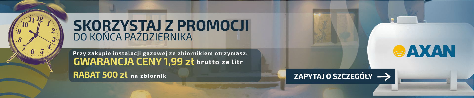 Promocja - Instalacja zbiornika