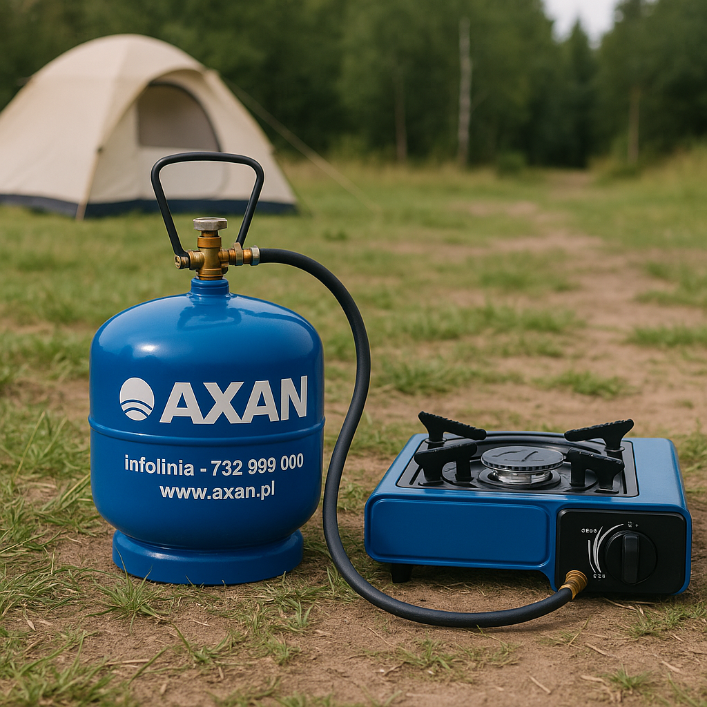 Butla turystyczna 3 kg - propan do kuchenek, grilli i ogrzewaczy gazowych