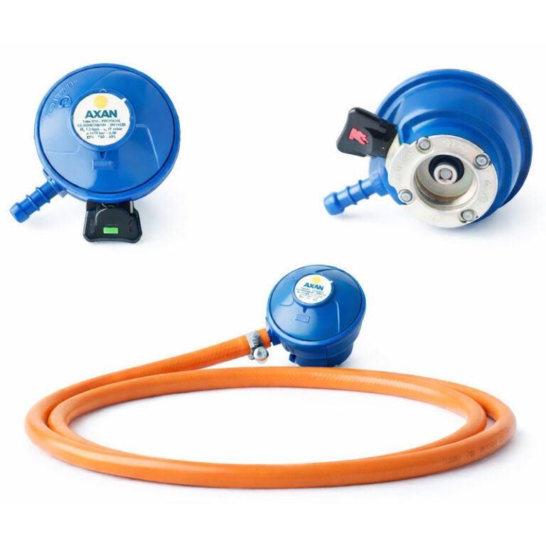 Reduktor gazu LPG z szybkozłączką KLIK 30 mbar – do butli propan-butan 11 kg