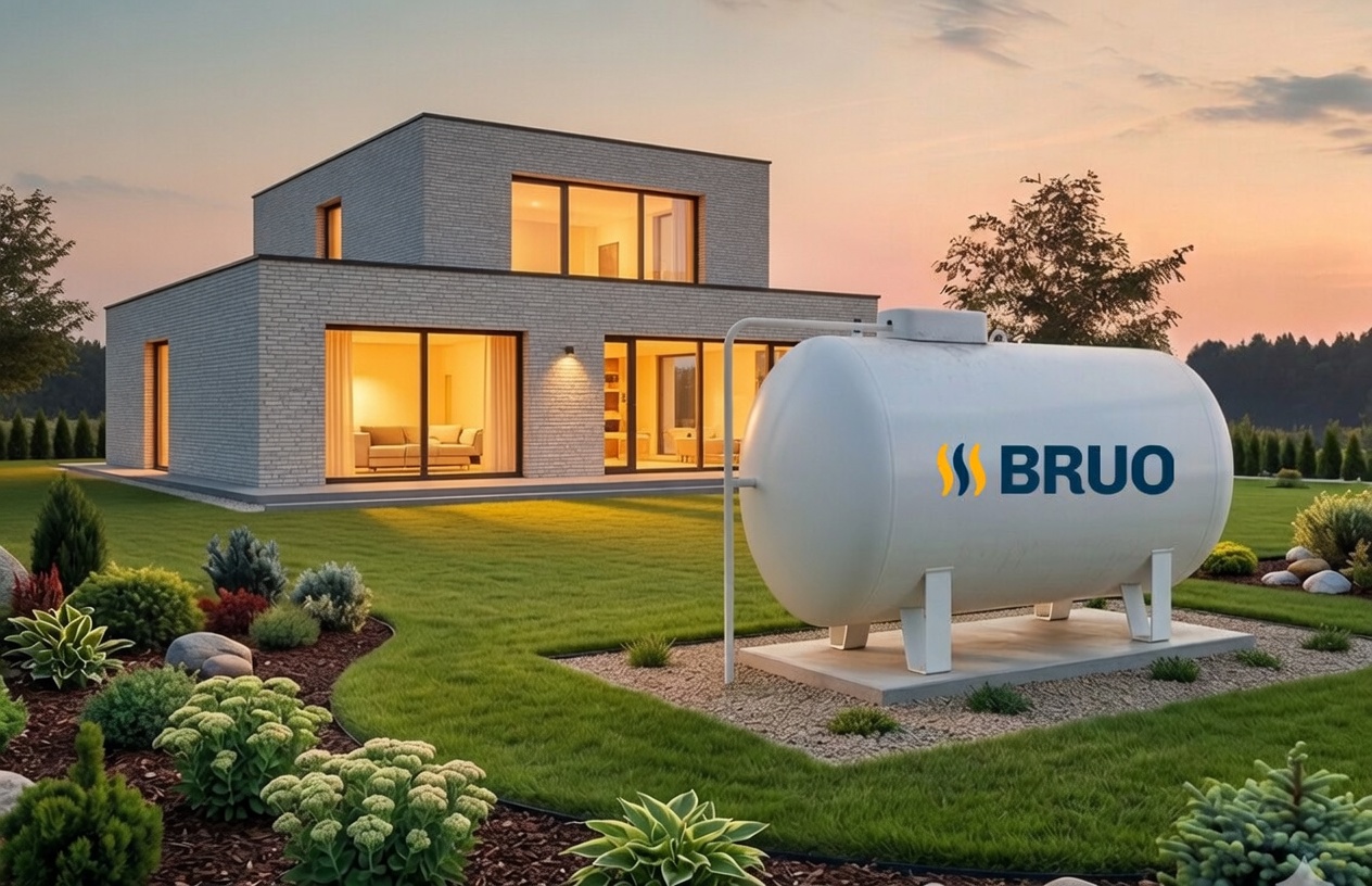 Instalacje zbiornikowe LPG — zbiornik naziemny / podziemny przy domu