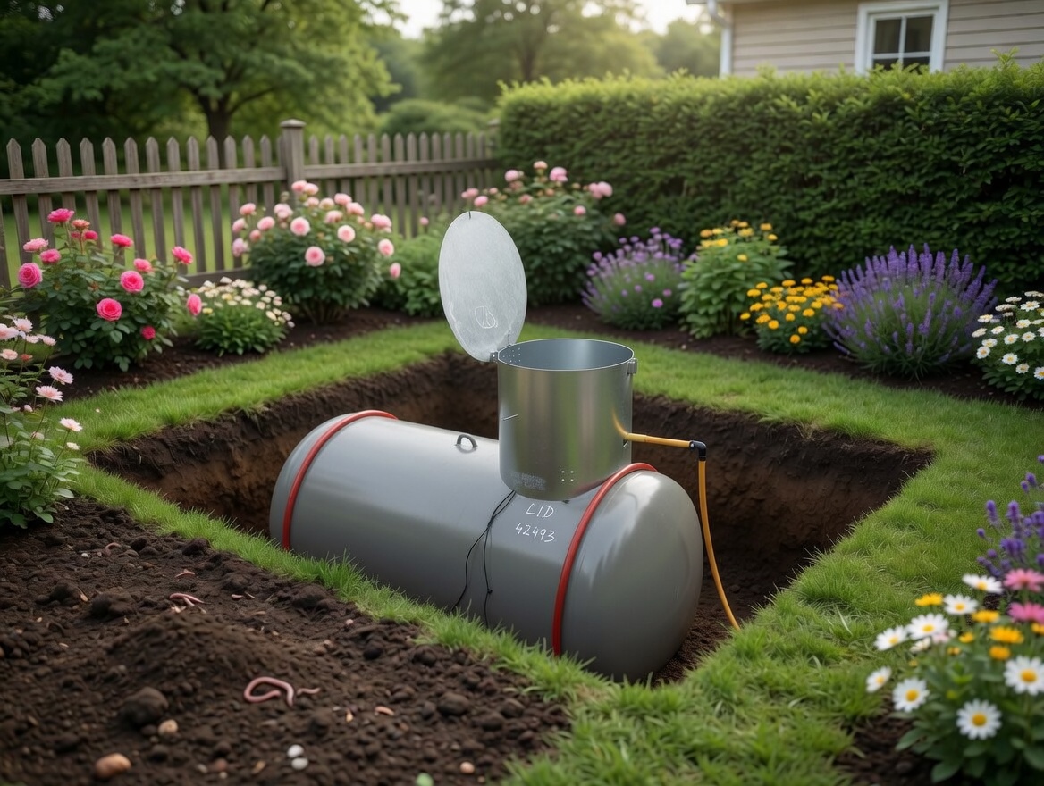 Zbiornik LPG 2700 L podziemny — instalacja BRUO