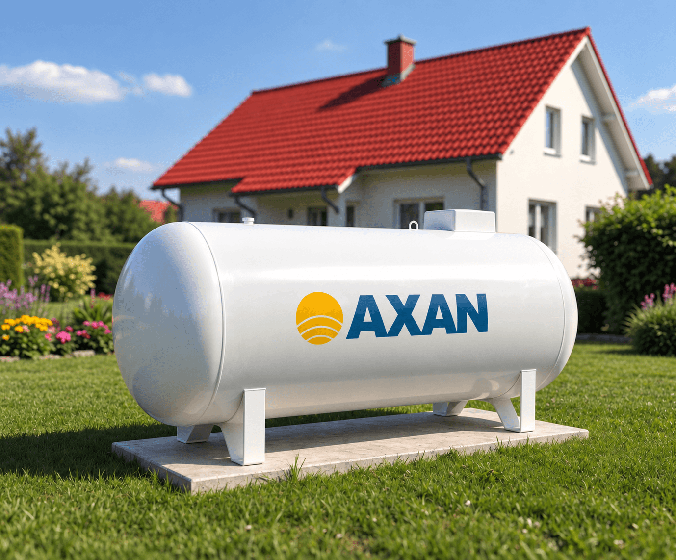 Zbiornik LPG 4850 L naziemny — instalacja BRUO